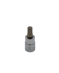 VIMHMS-9MM image(1) - VIM Tools 9 mm Hex Bit, Satin Chrome 3/8 Inch Square Drive Bit Holder