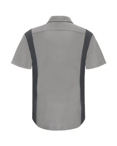 VFISY32GC-RG-XL image(0) - Workwear Outfitters Men's Long Sleeve Perform Plus Shop Shirt w/ Oilblok Tech Grey/Charcoal, XL
