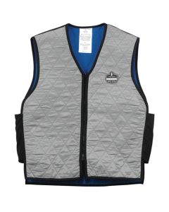 ERG12543 image(0) - Ergodyne 6665 M Gray Evap Cooling Vest