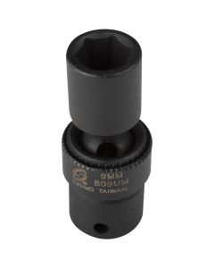 SUN809UM image(0) - Sunex SOCKET IMPACT FLEX 9MM 1/4IN. DRIVE STD 6 POINT