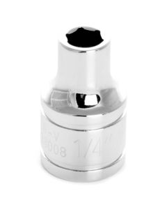 WLMW38008 image(0) - Wilmar Corp. / Performance Tool 3/8'' Dr 6pt Std. Socket 1/4''