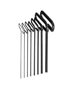 EKL33198 image(1) - Eklind Tool Company HEX KEY SET 8 PC T-HANDLE 9IN SAE 3/32-1/4IN.