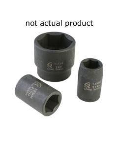 SUN238ZUD image(0) - Sunex 1/2" Dr. 1-3/16" 12 Point Deep Universal Impact Socket