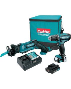 MAKCT229R image(0) - 12V CXT 2.0 Ah Cordless 2-Piece Combo Kit