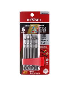 VESIBMG90K003 image(0) - Vessel IMPACT BALL Torsion Bit ASSORTx90 5PC. (MCH)