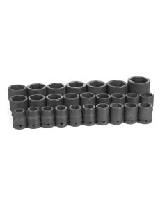 GRE8026M image(1) - Grey Pneumatic 3/4" DRIVE 26 PC STANDARD METRIC SET 19-50 MM