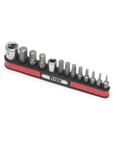 TIT16111 image(1) - TITAN 13-PC SAE HEX BIT SET