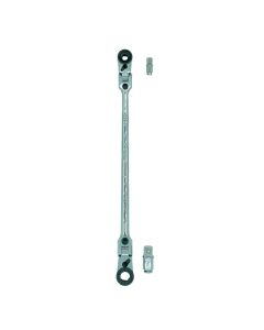 VIMHBR1046 image(0) - VIM Tools Dual Flex Head 1/4 Inch & 3/8 Inch Ratchet with Removable Drives