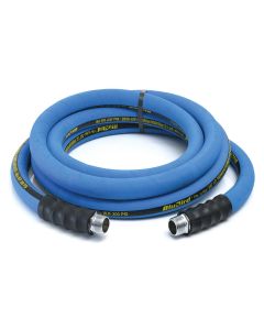 BLBBB3410 image(0) - BluBird BluBird Rubber Air Hose 3/4 in. Heavy Duty 300 PSI Male NPT Polyester Woven Lightest Strongest Flexible - 10 Feet