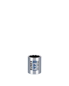 SUN38114C image(0) - Sunex 17 mm Chrome Socket 12-Point