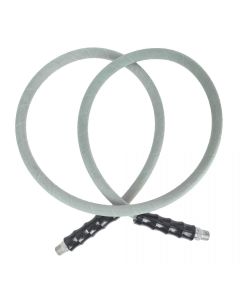 BLBPW3804-NM image(0) - BluBird Blushield Rubber Pressure Washer Jumper Hose 3/8" x 4'
