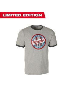 MLWSS1924GS image(0) - Milwaukee Tool Limited Edition 100th Anniversary: 1924 Work Shirt Gray Small