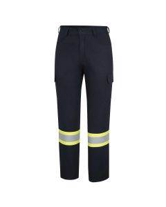 OBRZFJ219-48X34 image(1) - OBERON Cargo Pants - Hi-Vis FR/Arc-Rated 7.5 oz 88/12 - StarTech Tape - Navy - Size: 48X34