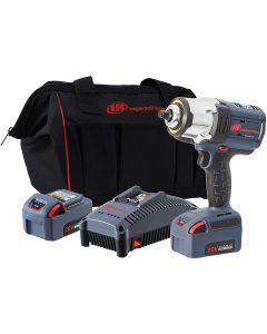 IRTW7152-K22 image(0) - Ingersoll Rand 1/2 Inch 20V Cordless Impact Wrench 2 Battery Kit, 1500 ft-lb Torque, Friction Ring Retainer, Pistol Grip