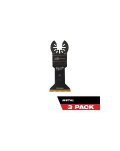 MLW49-25-1263 image(1) - Milwaukee Tool OPEN-LOK 1-3/4" TITANIUM CHARGED Bi-Metal Multi-Material Multi-Tool Blades 3PK