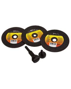Forney Industries Cut-Off Wheel Kit, 3 in, 5-Pieces 5 PK