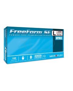 MFXFFS700S image(0) - Microflex FREEFORM SE NITRILE GLOVES S 100PK