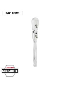 MLW48-22-9039 image(1) - Milwaukee Tool 3/8" Drive 9" Flex Head Ratchet