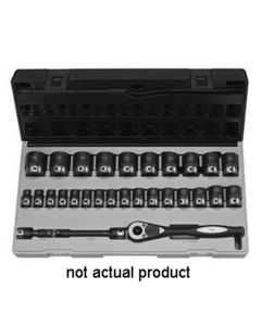 GRE82026M image(0) - Grey Pneumatic 1/2" Drive x 26mm Standard Duo-Socket - 6 Point