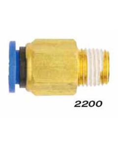 Milton Industries Straight - Tube 3/8" OD - 3/8" MNPT