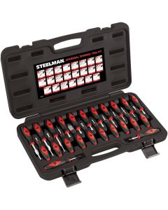 JSP95839 image(2) - J S Products (steelman) 23 Pc Universal Terminal Tool Kit/Euro
