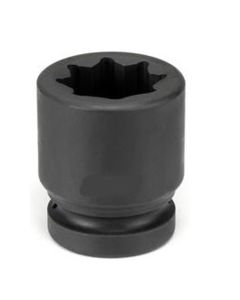 GRE4568S image(0) - Grey Pneumatic SOC 2-1/8 1"D IMP 8PT BLK