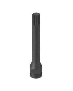 GRE11124S image(0) - Grey Pneumatic 3/8" Drive x M12 Triple Square Driver 4" Length