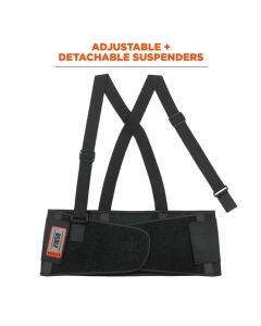 ERG11098 image(0) - Ergodyne 1650 4XL Black Elastic Back Support