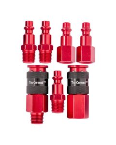 TRF13-209R image(0) - Plews Edelmann 1/4" Red Coupler Kit
