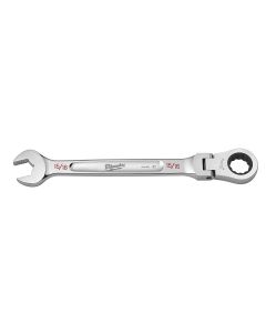 MLW45-96-9821 image(1) - Milwaukee Tool 15/16" Flex Head Ratcheting Combination Wrench