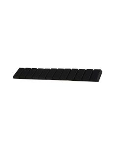 PLO68313 image(0) -  Value Line steel adhesive weights, 15 lb Roll, black 0.25 oz segments, standard adh