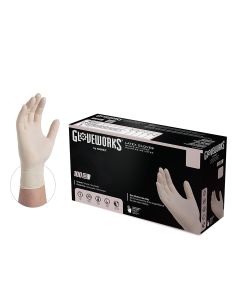 AMXTLF46100 image(1) - Ammex Corporation L Gloveworks Powder Free Textured Latex Gloves