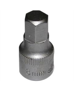 VIMSHM408 image(1) - VIM Tools 8 mm Hex One Piece Drive Bit, 1/4 Inch Square Drive