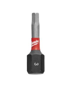 Milwaukee Tool SHOCKWAVE Impact Hex 3 MM Insert Bits (Bulk 25)
