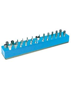 MTS580 image(0) - Mechanic's Time Savers BIT HOL 1/4 MAG BLUE NEON 37 HOLE