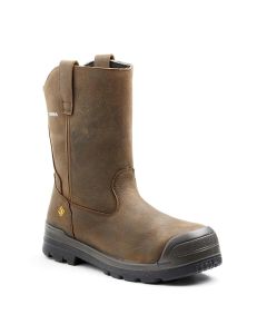 VFIR0001D8W image(0) - Workwear Outfitters Terra Harrier Comp. Toe WP Wellington Boot, Size 8W