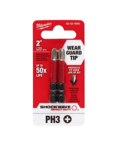 Milwaukee Tool SHOCKWAVE Impact Duty 2" PH3 Bit 2PK