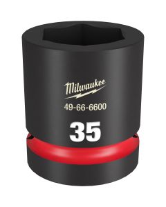 Milwaukee Tool SHOCKWAVE Impact Duty  1"Drive 35MM Standard 6 Point Socket