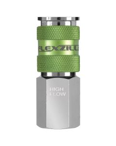 LEGA53416FZ image(0) - Legacy Manufacturing Flexzilla High Flow Coupler, 1/4 Body, 1/4 FNPT