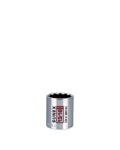 SUN38014C image(0) - Sunex 13/16 in. Chrome Socket 12-Point