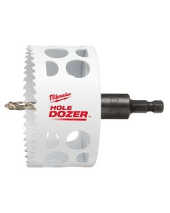 Milwaukee Tool 3-1/2" Hole Dozer Bi-Metal Hole Saw with Arbor
