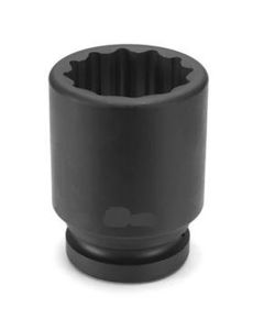 GRE4236D image(0) - Grey Pneumatic SOC 1-1/8 1"D IMP 12PT DP BLK
