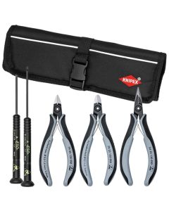 KNP9K008011US image(0) - KNIPEX 5-Piece Professional ESD Electronic Tools Set