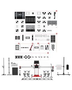 AULAS30 image(0) - Autel ADAS All Systems Calibration 3.0 Package : AllSystemsCalibrationPkg.3.0 incl. frame, IA800 sys,software,targets,components
