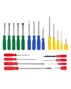WLMW80022 image(1) - Wilmar Corp. / Performance Tool 22-Piece Screwdriver Set with Slotted, Phillips, T