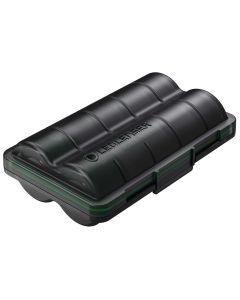 LED502128 image(0) - LEDLENSER INC Battery Box (Includes 2 x 18650 li-ion batteries)