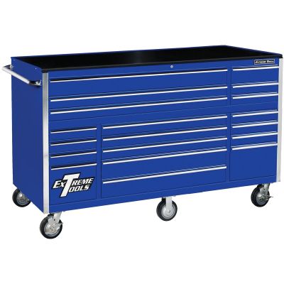 EXTRX722519RCBL image(0) - 72 in. 19-Drawer Roller Cabinet, Blue