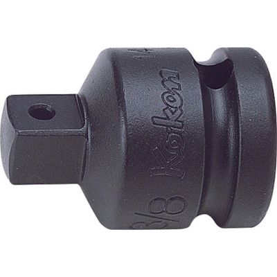 KKN14433A-B image(0) - Ko-ken USA 14433A-B 1/2 Sq. Dr. Adaptor 3/8 Square Length 37.5mm Ball type