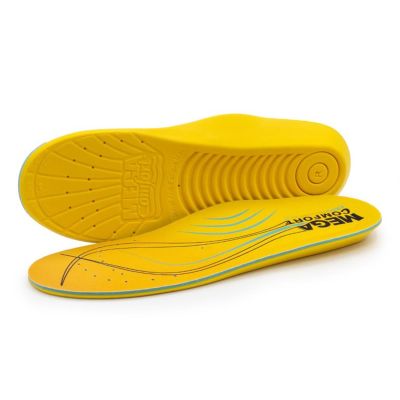 MCFMCAF-L image(0) - MEGA Comfort ERGO Anti-Fatigue Dual-Layer Memory Foam Insoles Size: Large (Men's 10-11, Women's 12-13)