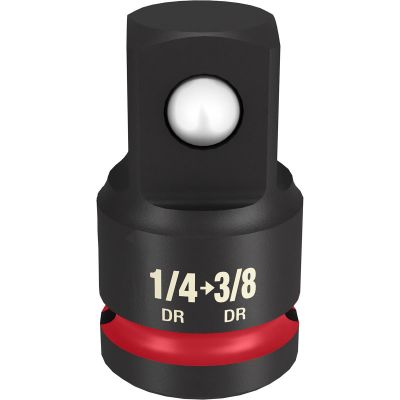 MLW49-66-6720 image(0) - Milwaukee Tool SHOCKWAVE Impact Duty 1/4" Drive to 3/8" Drive Adapter